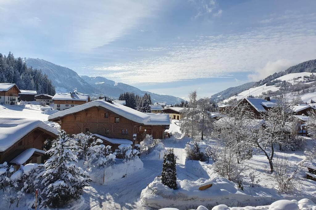 *** Le Refuge *** Logement Standing Megeve Demi-Quartier Exterior foto